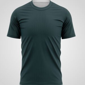 Round Neck Dark Green
