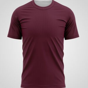 Round Neck Maroon