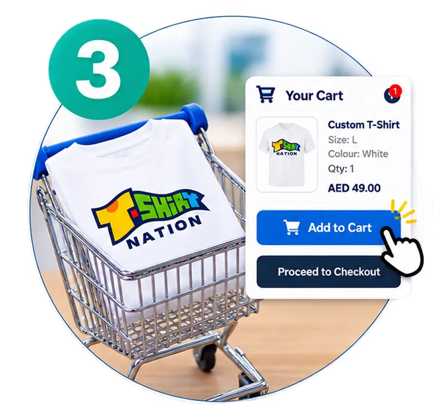 Add to Cart & Checkout | T-Shirt Nation
